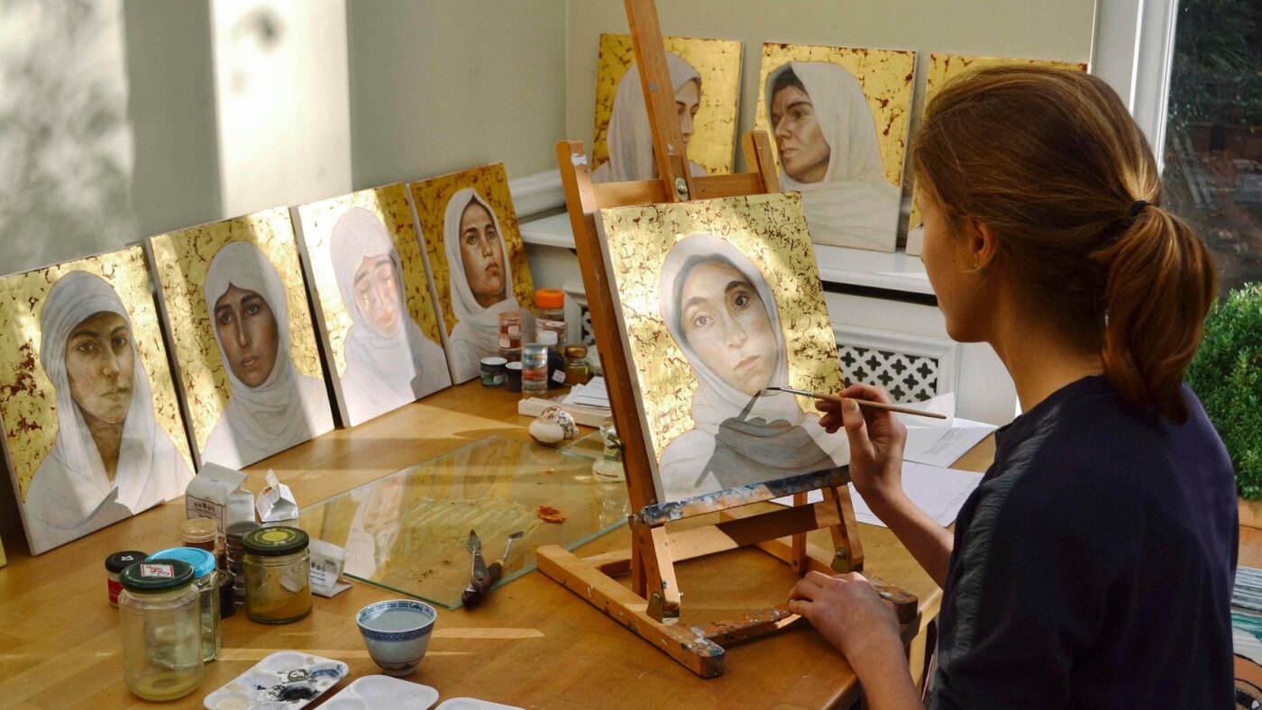 Rehabilitation of Yazidis Through Art