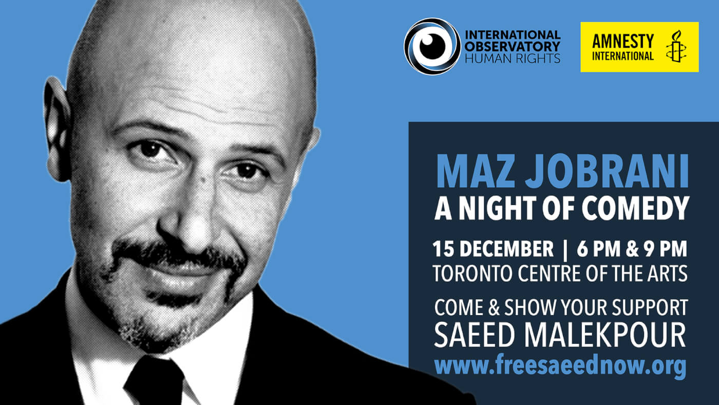 Comedian Maz Jobrani speaks out for prisoner in Iran